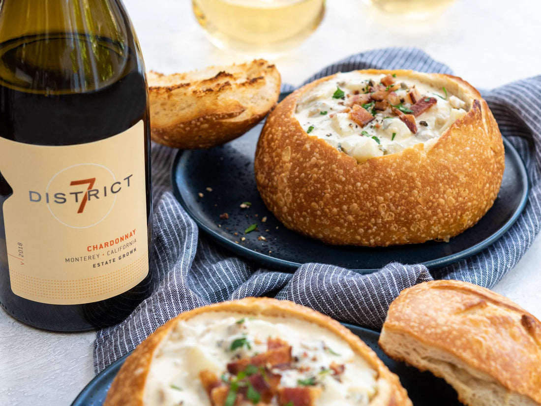 Chardonnay + Monterey Clam Chowder