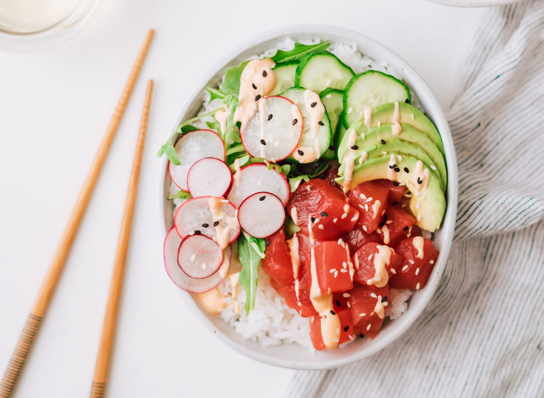 Sauvignon Blanc + Ahi Bowl