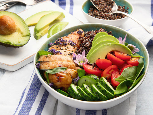 Sauvignon Blanc + Avocado and Quinoa Chicken Salad